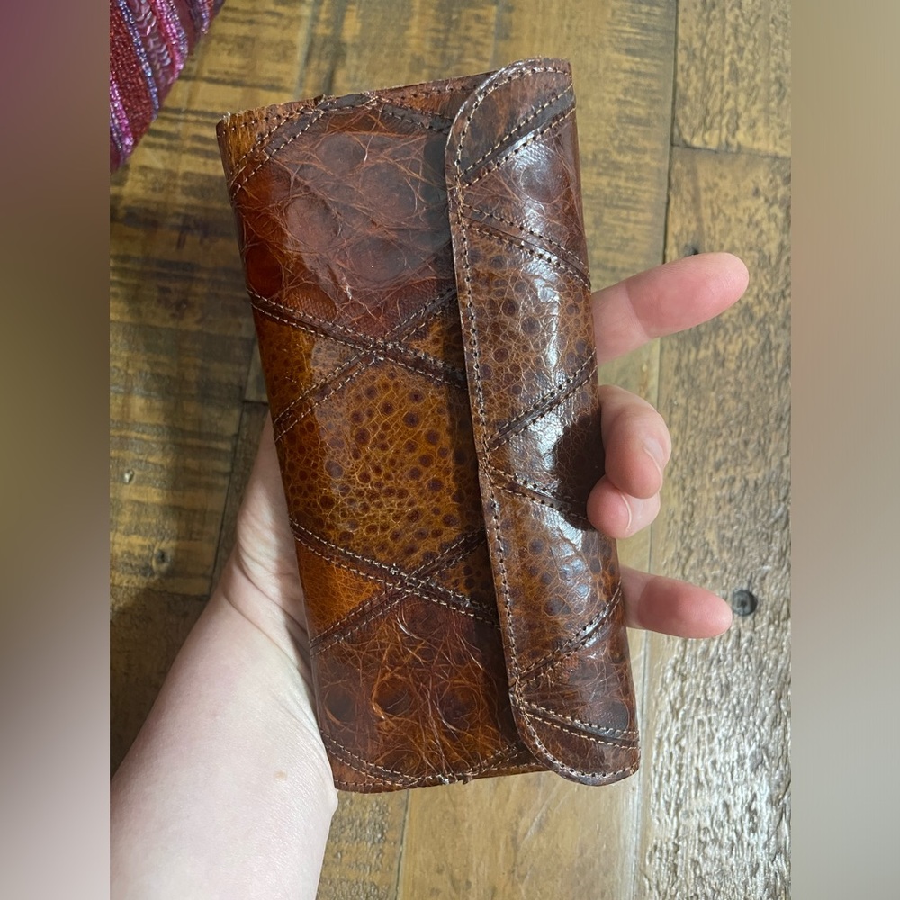 Vintage Genuine Alligator Leather Wallet GORGEOUS or best offer